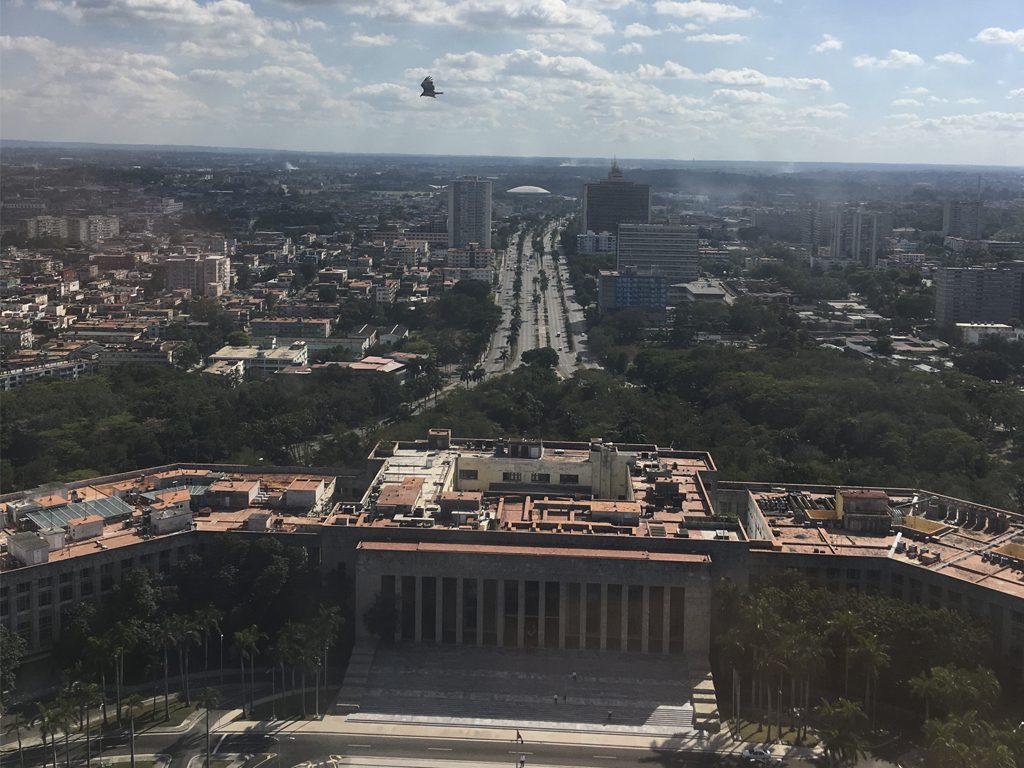 Vista do alto do Memorial Jose Martin