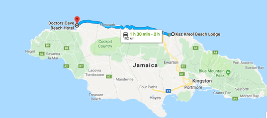 De Ocho Rios para Montego Bay
