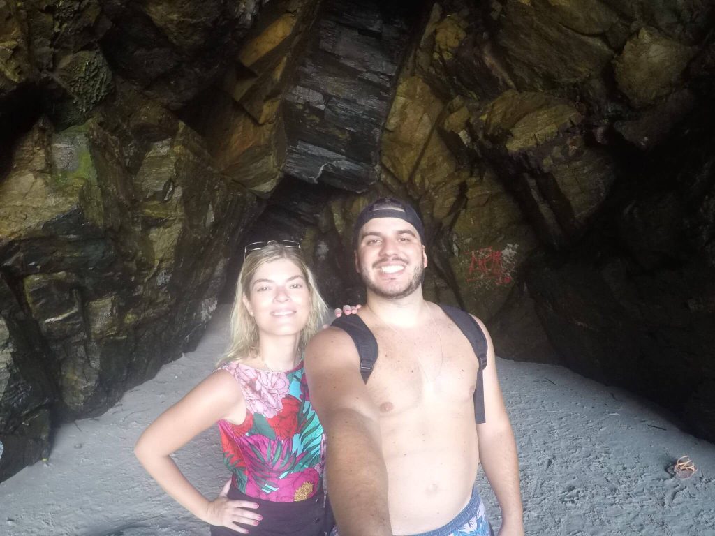 Interior da gruta das Encantadas - Ilha do Mel